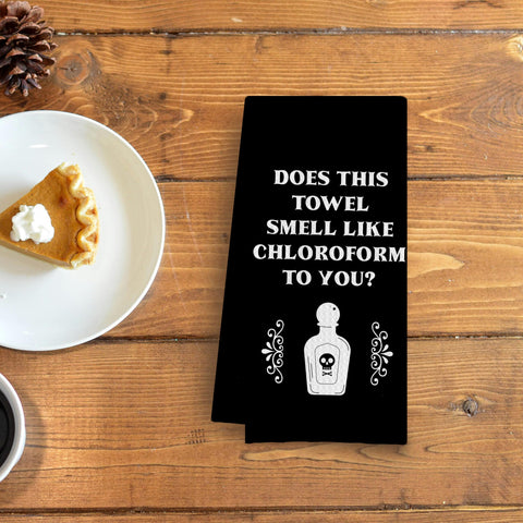 Qpenm witchy tea towel 16x24 adds character and versatile use in kitchens.