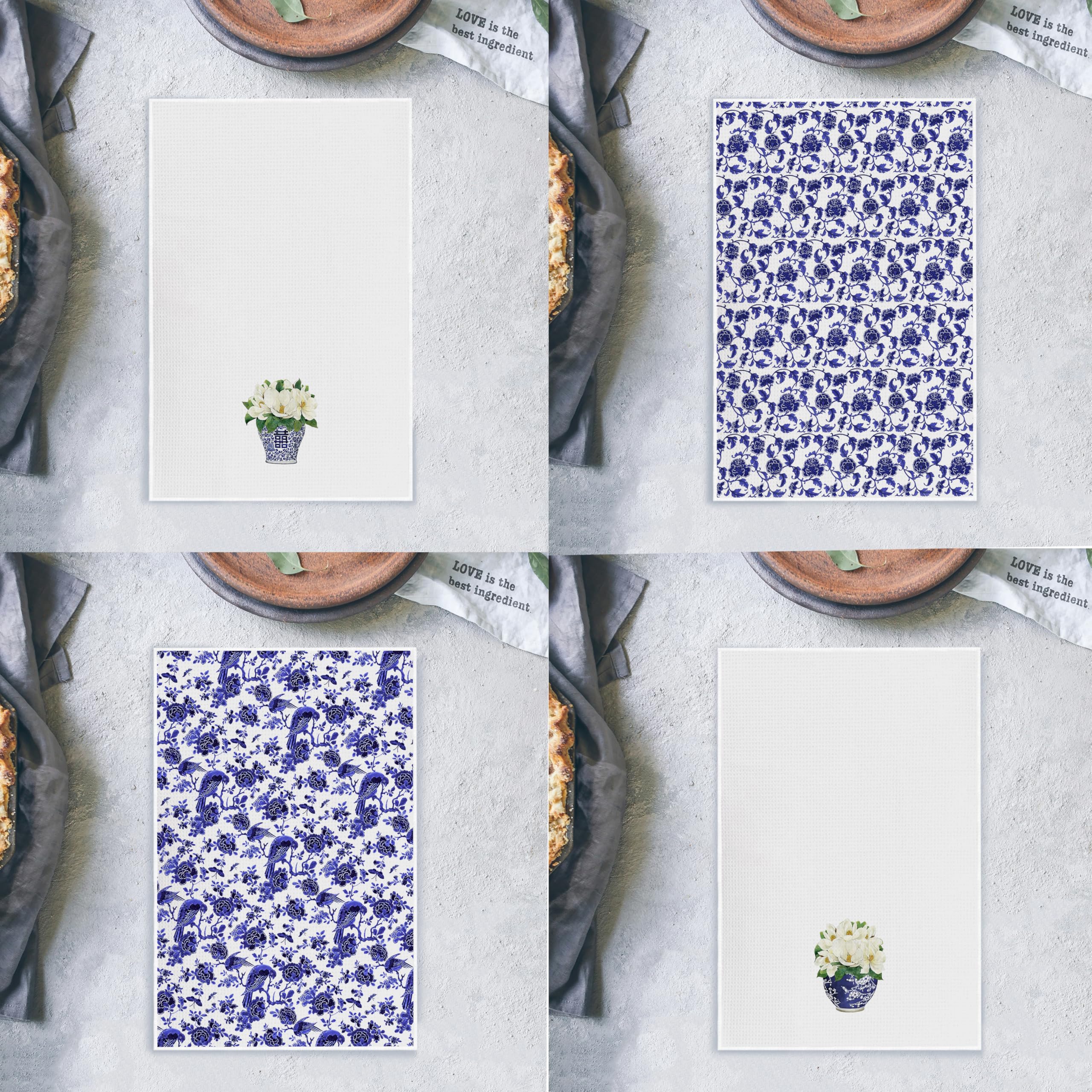 Qpenm towels drying-action demonstrates fast absorbency for busy kitchens and cleanup sessions.