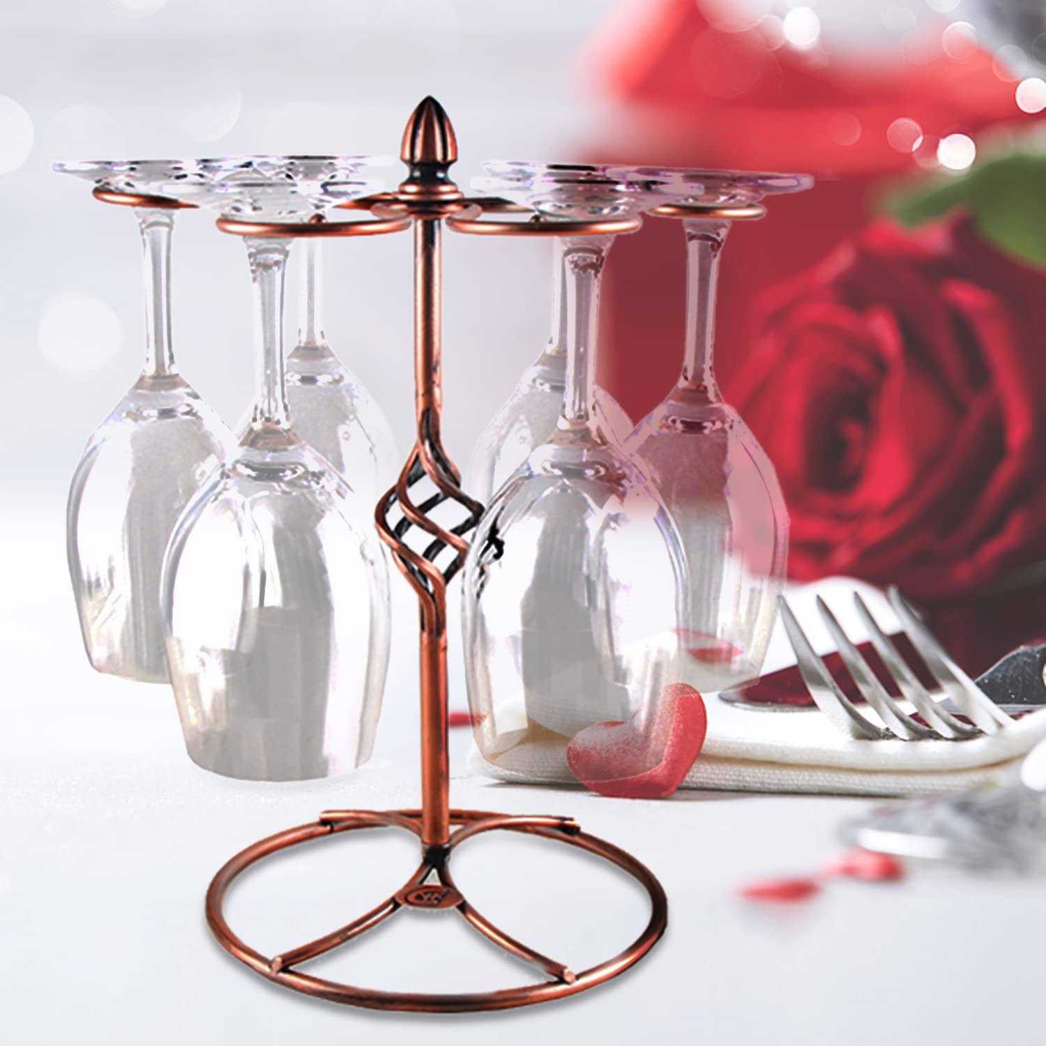 QPIX DIGITAL stemware display makes a thoughtful gift for wine lovers.
