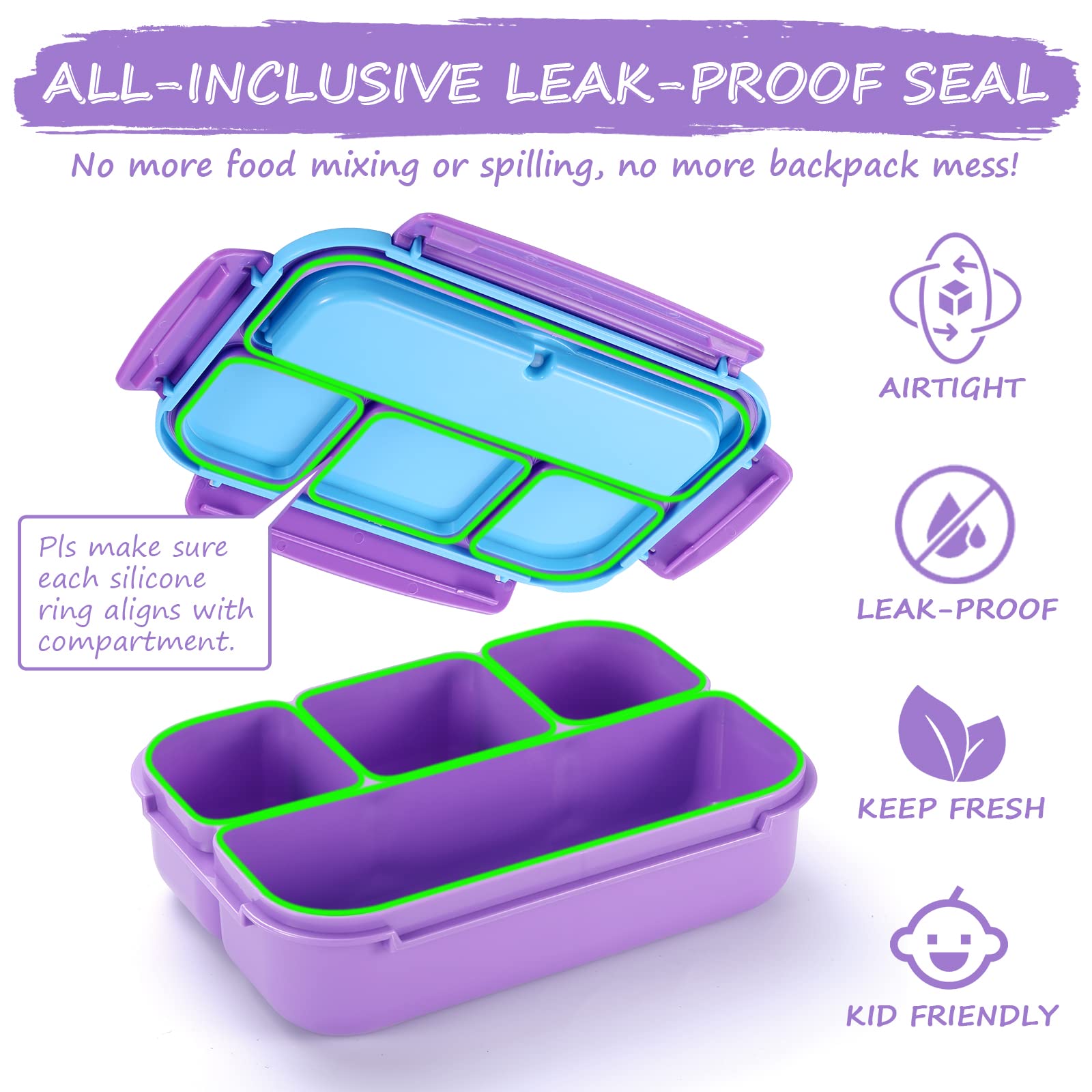 QQKO leak-proof lid seals preventing cross-flavor leaks