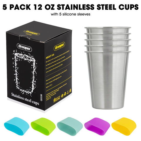 Qrooper stainless cups suit family gatherings and everyday meals alike.