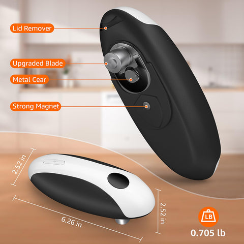 QTDHG can opener cuts smoothly with a safe edge