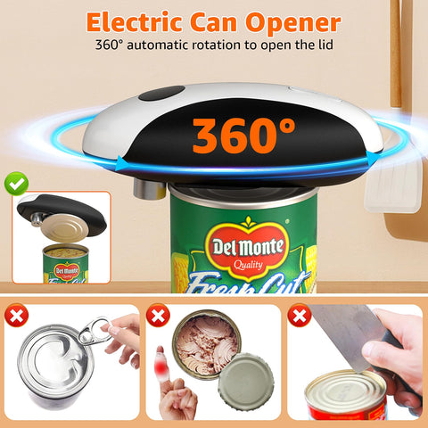 QTDHG USB-C rechargeable can opener charging for everyday use