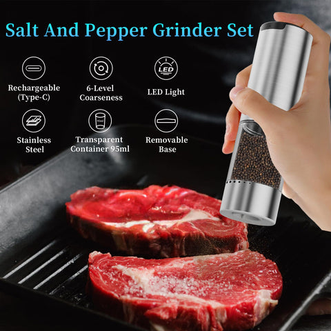 QTDHG grinder with clear window shows remaining spices