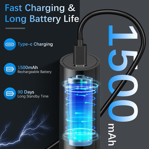 QTDHG USB-C charging keeps the frother ready for busy mornings.