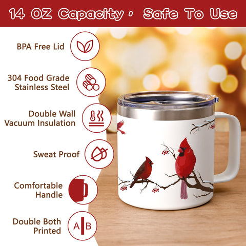 Qtencas Bird lovers gift mug ideal for nature enthusiasts and collectors.