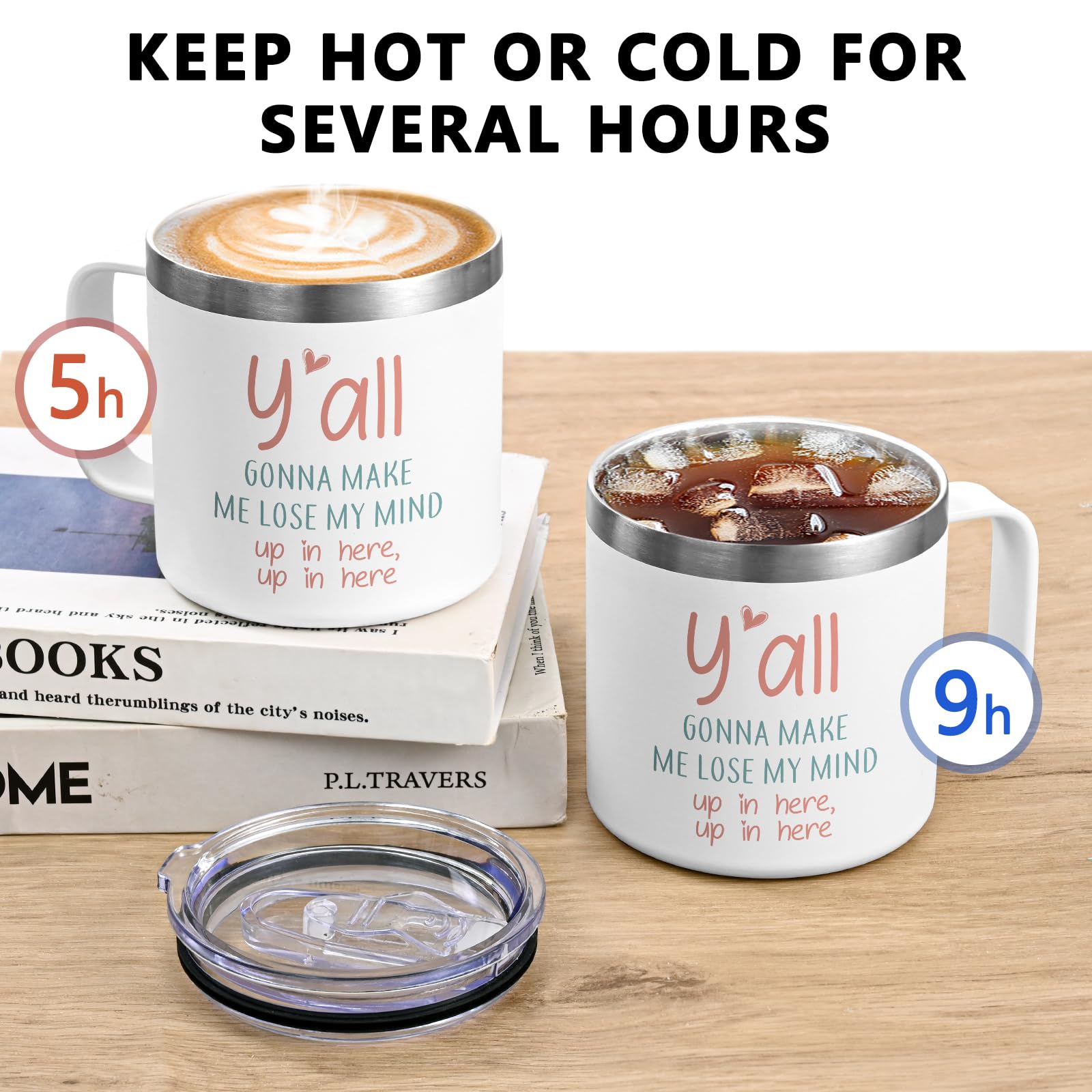 Qtencas BPA-free, rust-resistant mug for reliable, long-lasting use.