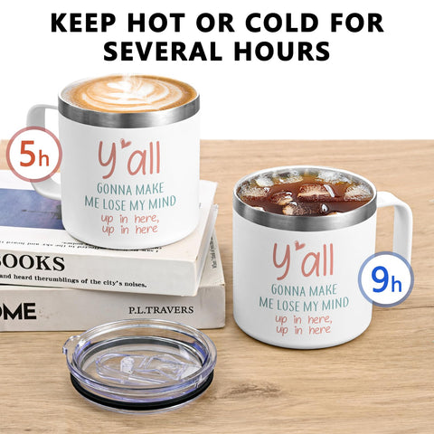 Qtencas BPA-free, rust-resistant mug for reliable, long-lasting use.