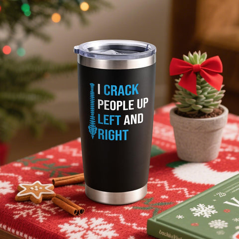 Qtencas chiropractor gift stainless steel body close-up showing durable build