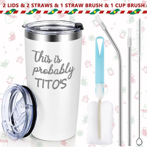 Qtencas Tito's Tumbler, a daily companion for work and leisure.
