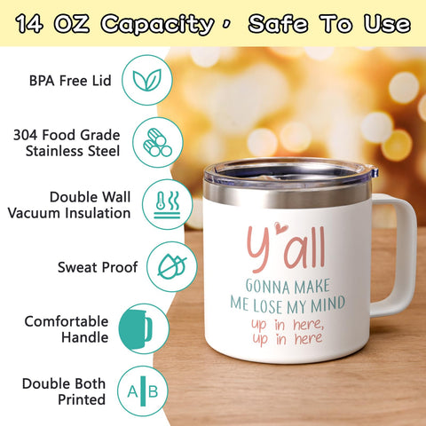 Qtencas white elephant gift mug, ideal birthday surprise for her.