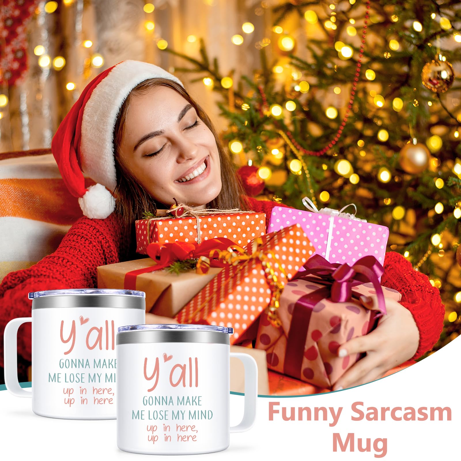 Qtencas You All Y'all Gonna Make Me Lose My Mind mug, perfect long-distance gift.