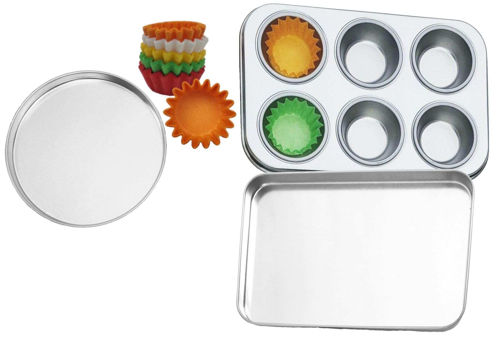 Quadrapoint pan set fits Easy Bake oven for kid-friendly baking sessions.
