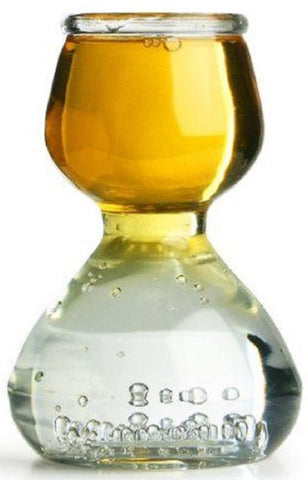 QUAFFER set of two creates a playful, memorable presentation at celebrations.