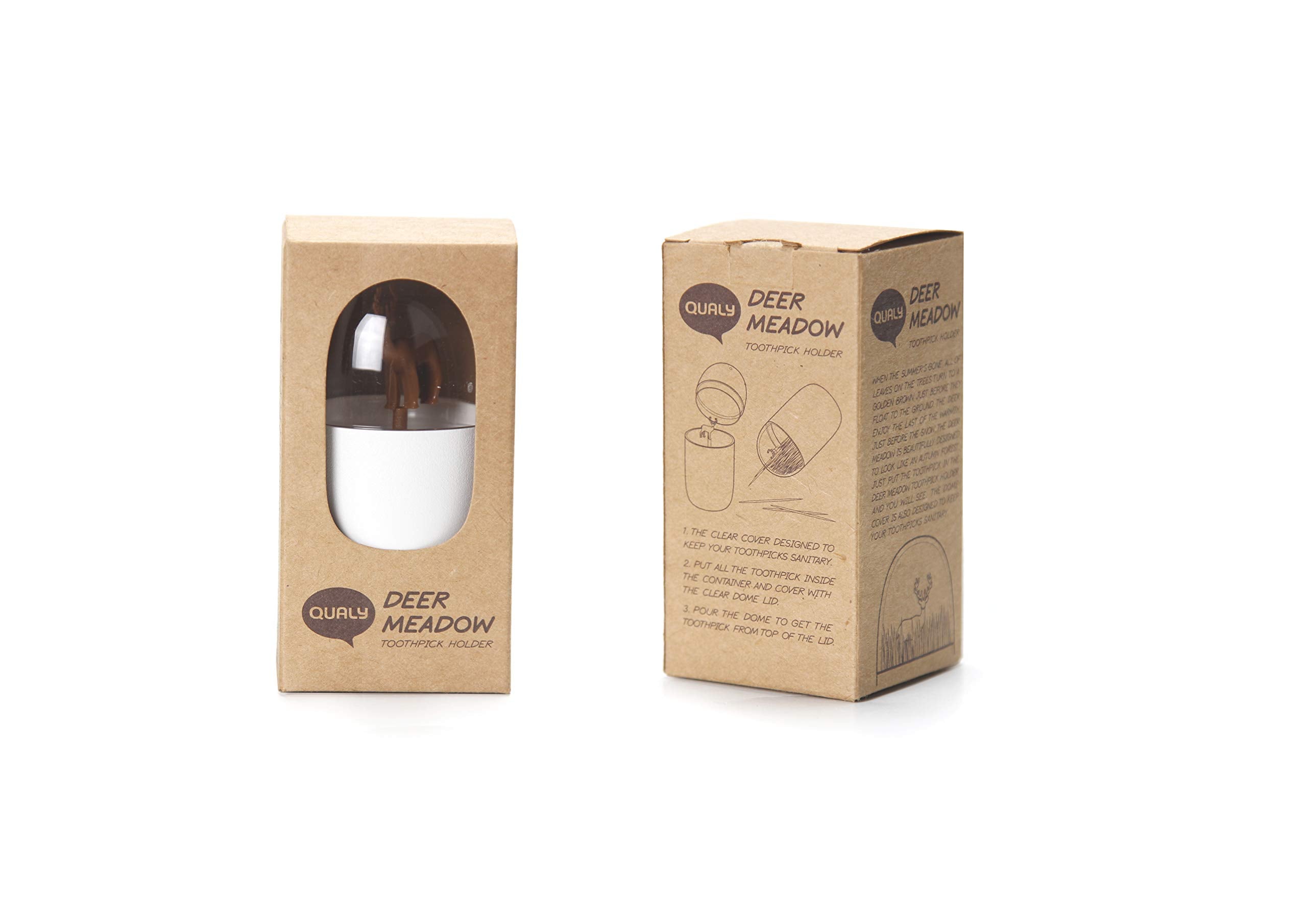 QUALY Deer Meadow gift packaging uses recycled paper for eco-friendly gifting.