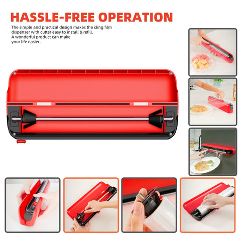 Quasziwa fridge-mount setup demonstrates one-hand operation