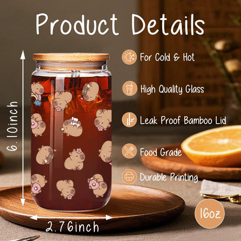 Qubereeree Capybara Cup close view of natural lid