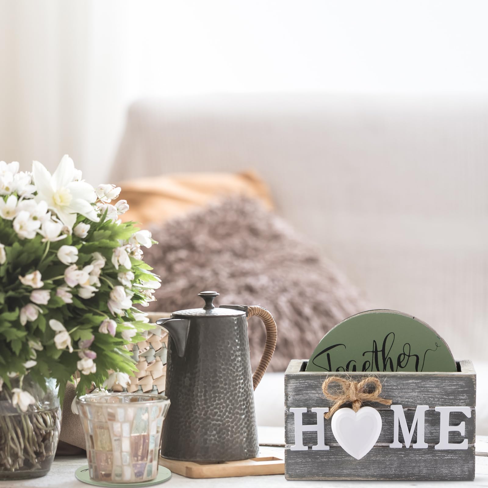 Queekay coasters make a thoughtful housewarming gift