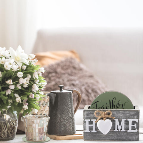 Queekay coasters make a thoughtful housewarming gift