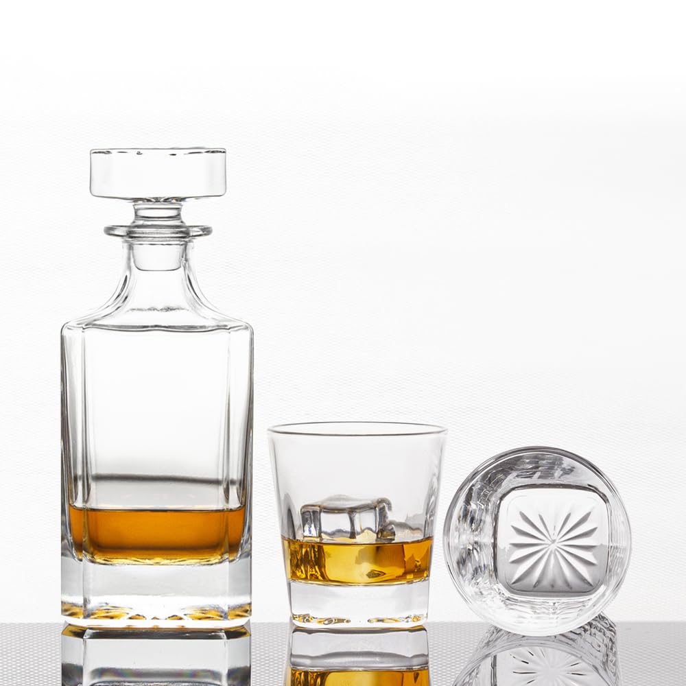 Queenstone Lead Free whiskey glasses 10oz ready for daily or special occasions