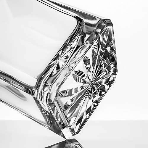 Queenstone durable square decanter with sturdy packaging protection