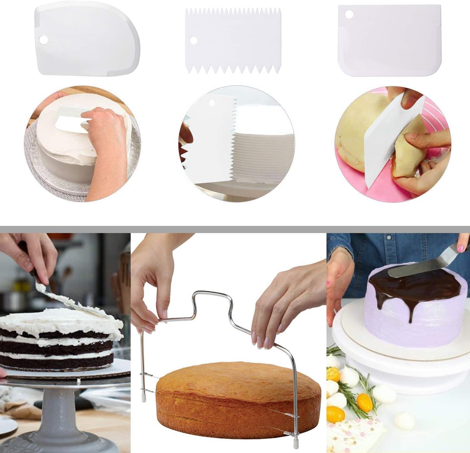 Quellance cupcake liners and leveler for even layers