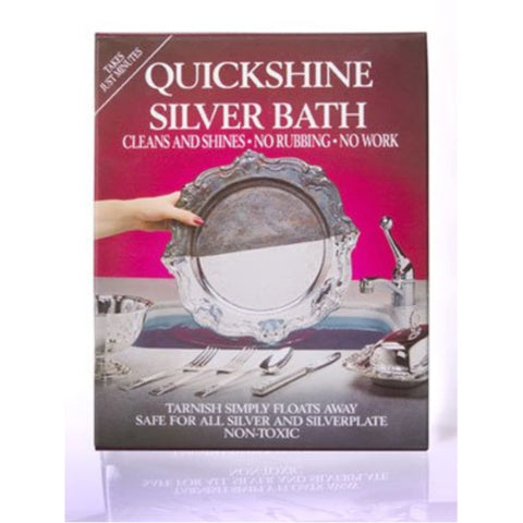 Quickshine Silver Clean And Shine Bath bottle with odorless formula for a fresh bathroom