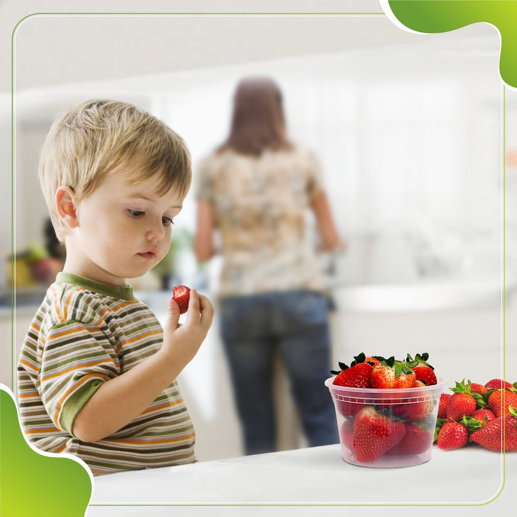 QUIDDITY WARE airtight lids secure contents and prevent leaks during transport.