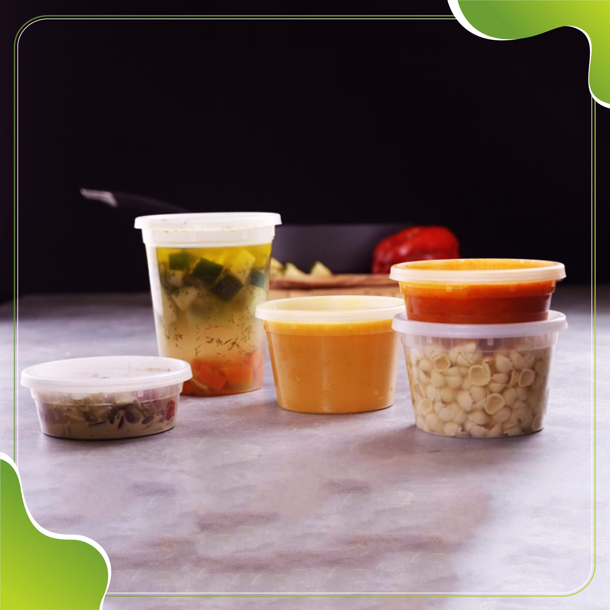 QUIDDITY WARE deli container ideal for meal prep and portion-controlled snacks.