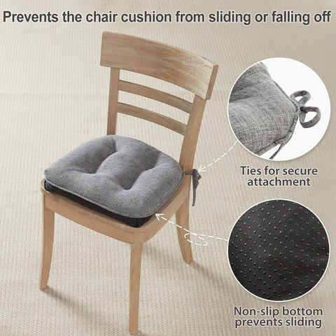 Quilmfoam tufted seat cushions maintain shape with durable fabric.