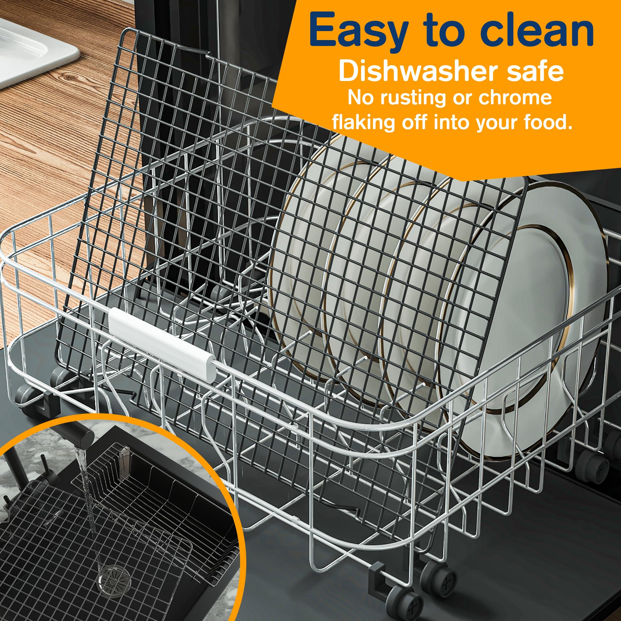 Qukaka cooling rack withstands up to 575 F for versatile oven use
