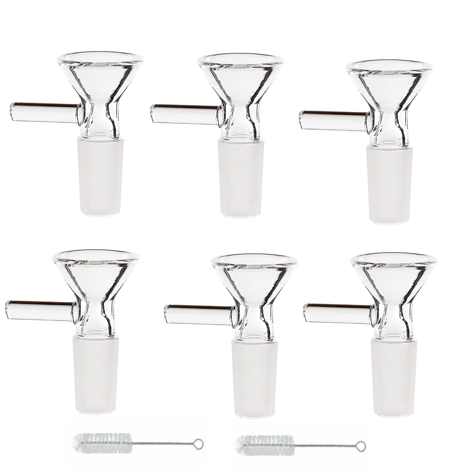 Qulfimea glass funnels 14mm set enable precise pouring with minimal spills.