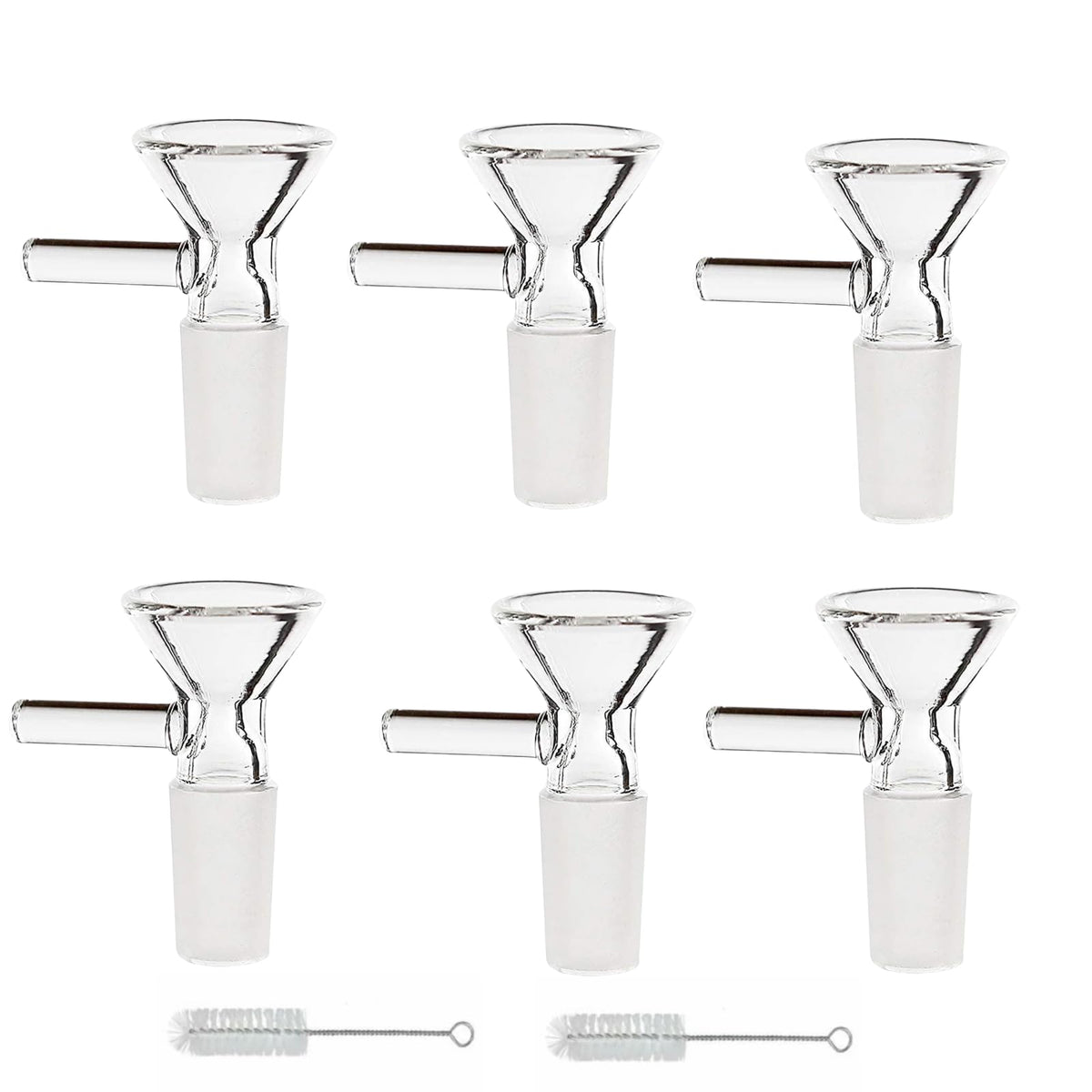 Qulfimea glass funnels 14mm set enable precise pouring with minimal spills.