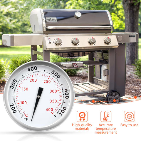 QuliMetal center-mount thermometer assembly ensures stable temperature monitoring.