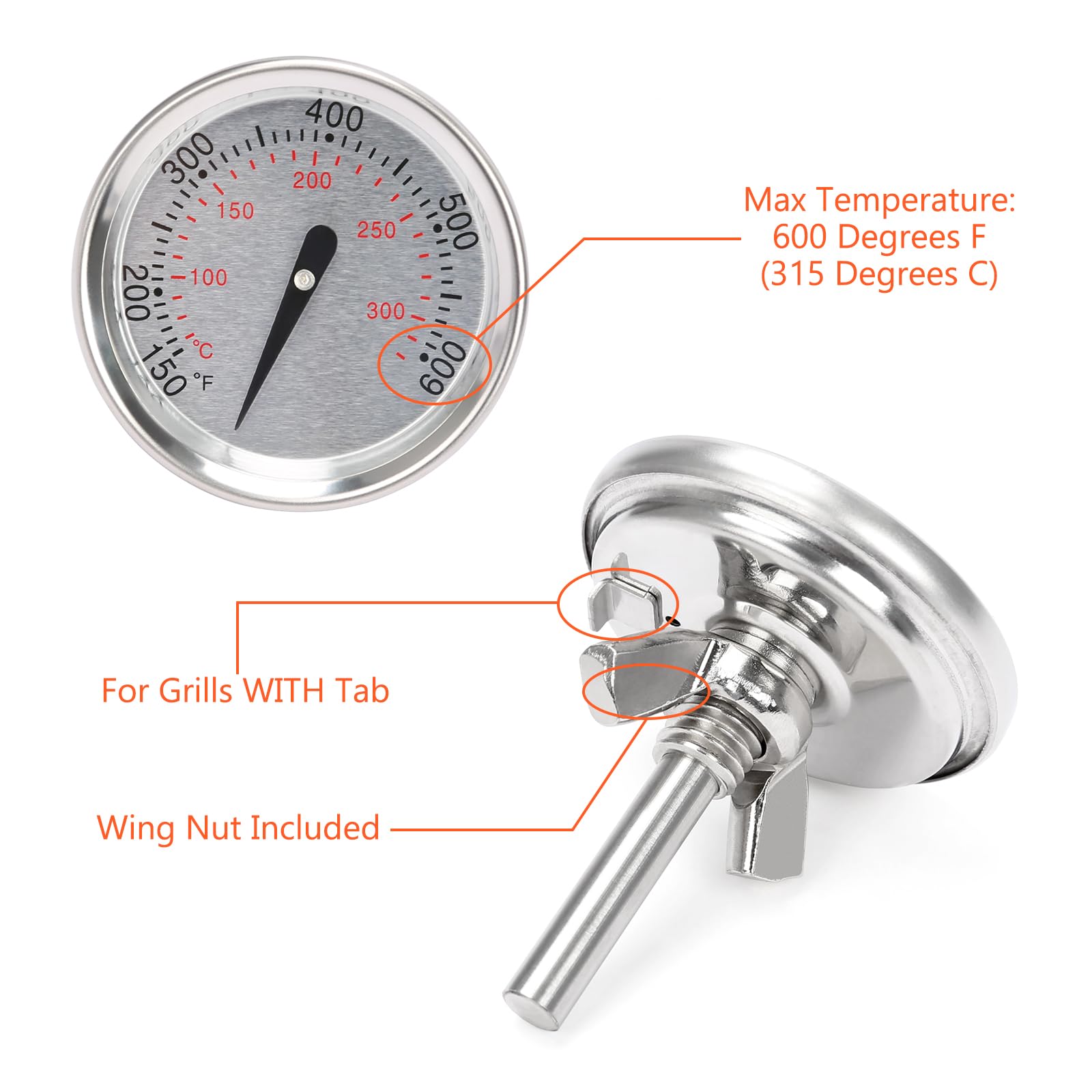 QuliMetal readout adapts from 150°F to 600°F for flexible cooking