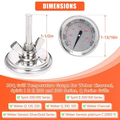 QuliMetal stainless steel case resists heat for outdoor grilling