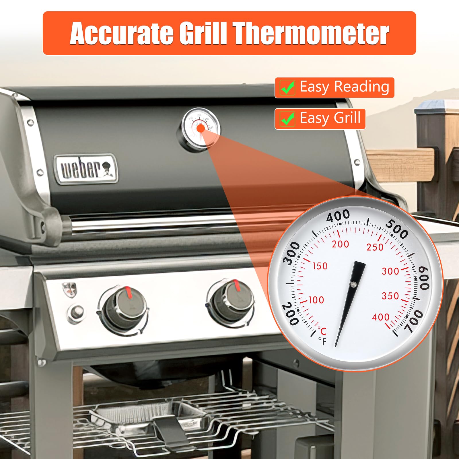QuliMetal temperature range 200–700°F supports versatile cooking styles.