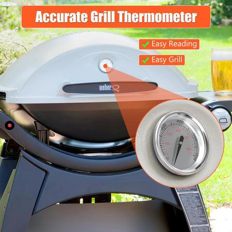 QuliMetal waterproof gauge face stays fog-free during steamy grilling