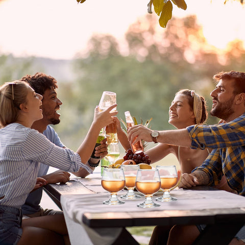 Qunclay dishwasher-safe shot glasses ready for quick cleanup