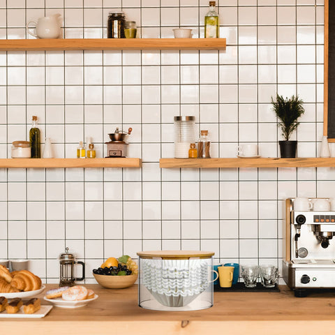 Qunclay filter holder fits cone, square, round filters for versatility.