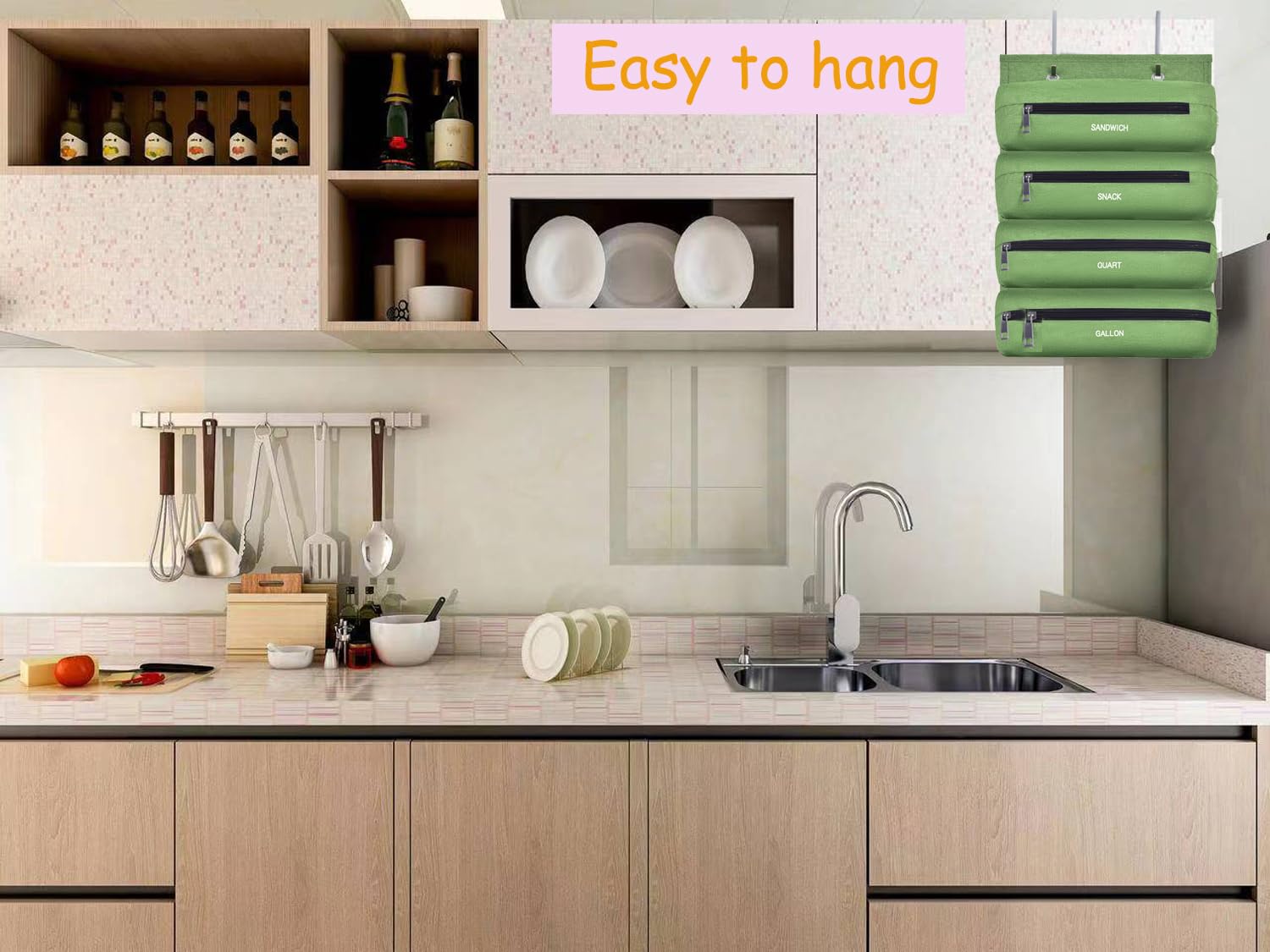 Quoyiyo nylon fabric and sturdy zipper ensure durable bag storage