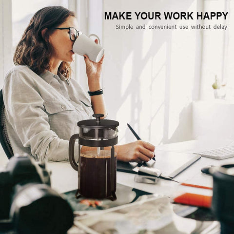 QUQIYSO 34-ounce capacity ideal for multiple cups at once