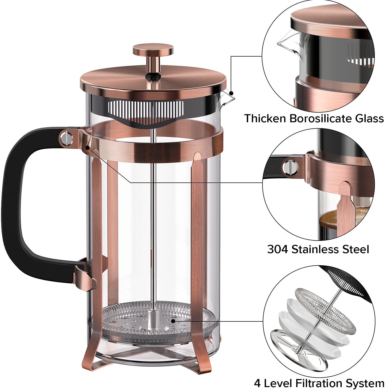 QUQIYSO dishwasher-safe parts for easy cleanup