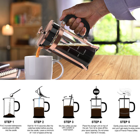 QUQIYSO multi-use press suitable for tea and cold brew