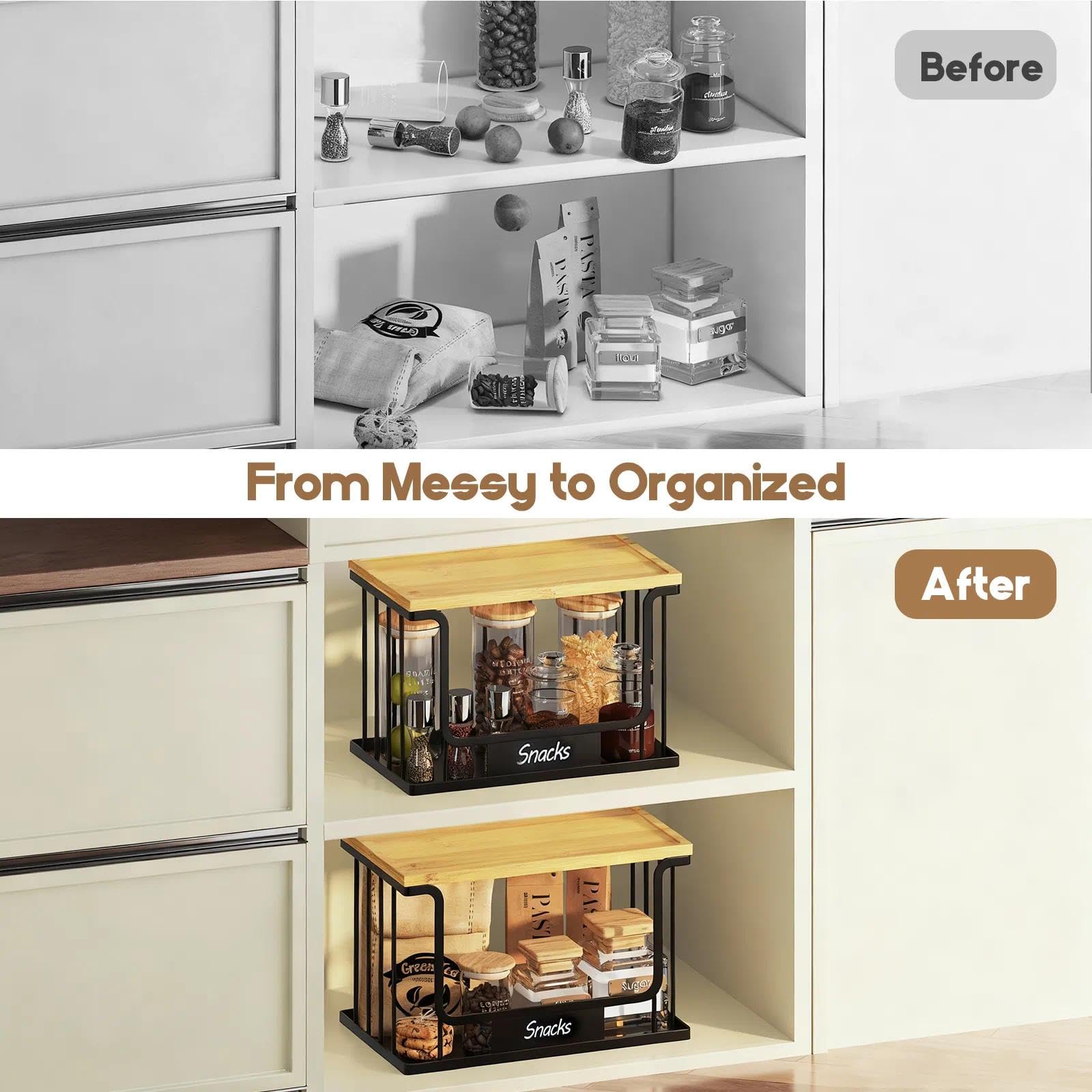 Quszmd wire sides promote airflow to keep produce fresh.
