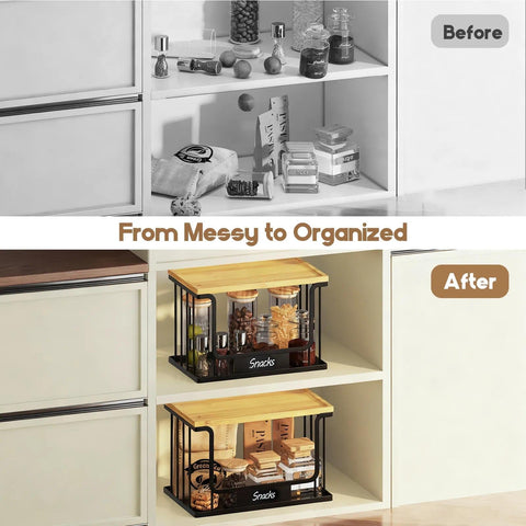 Quszmd wire sides promote airflow to keep produce fresh.