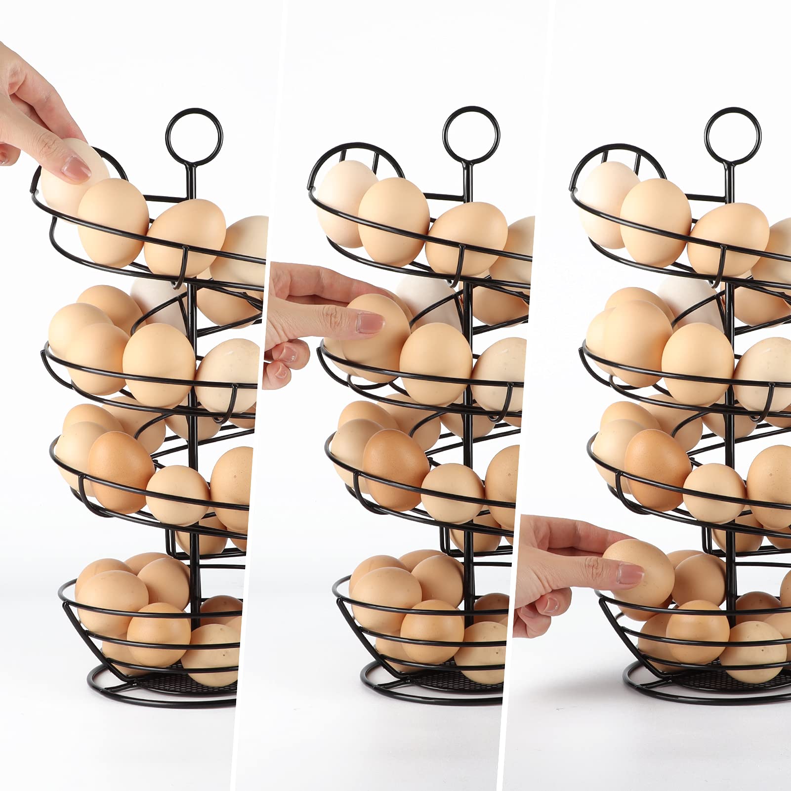 QUTREY kitchen organization ready egg dispenser adds style and practicality