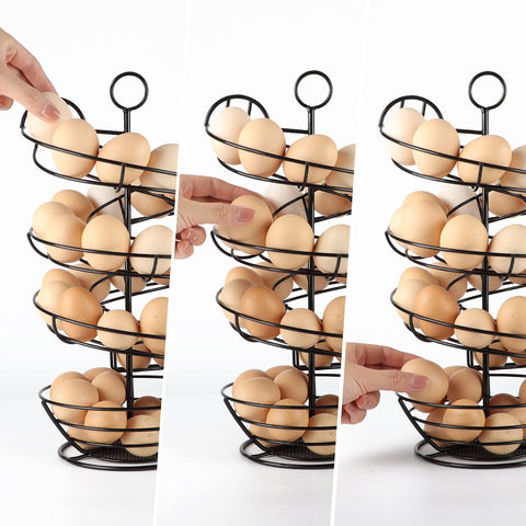 QUTREY kitchen organization ready egg dispenser adds style and practicality