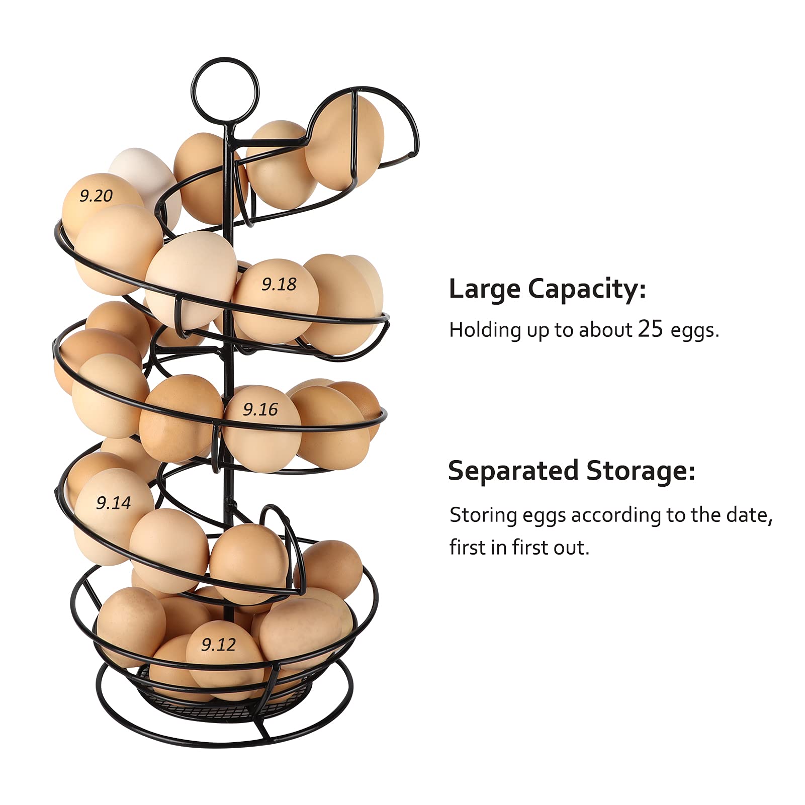 QUTREY space-saving countertop rack fits compact kitchens and saves space.