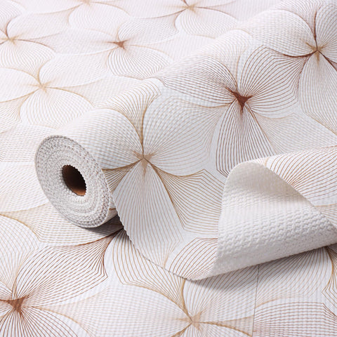Quttisay floral-design cabinet liner adds decorative organization and protection.